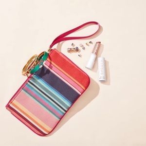Stella & Dot Autism awareness wristlet in rainbow. Brand new!